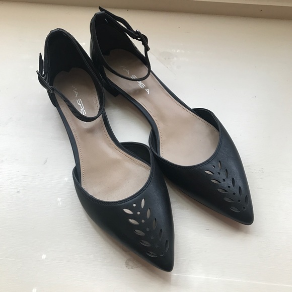 Via Spiga Shoes - Via Spiga Ankle-Strap Cutout Flats 7